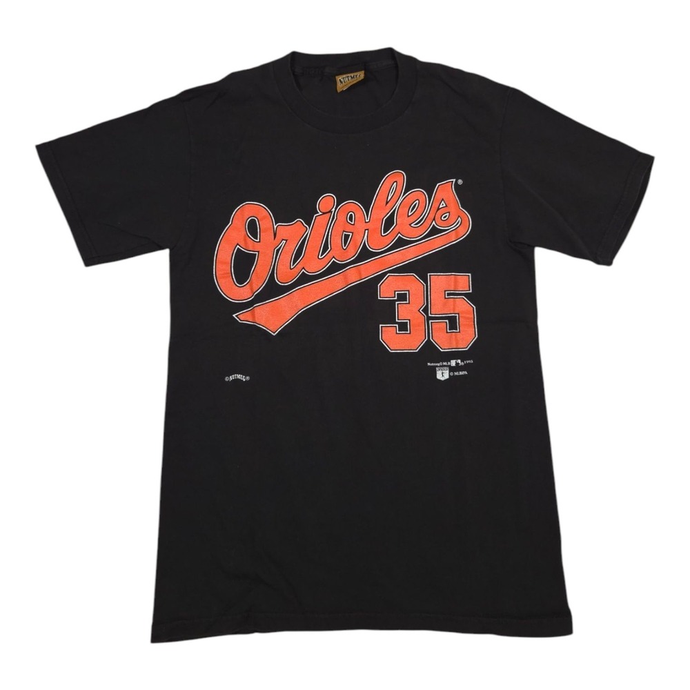 Vintage 1995 Mike Mussina Baltimore Orioles Nutmeg T Shirt Mens‎ Mediu